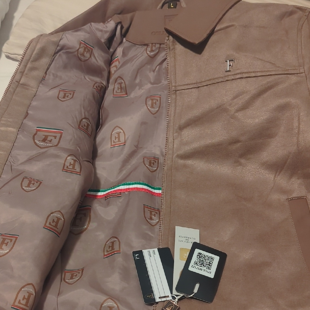 Fendi Men's Tan Bomber Jacket